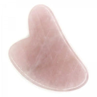 Gua Sha en Pierre Quartz Rose avec housse Hersée Hersée Paris 9
