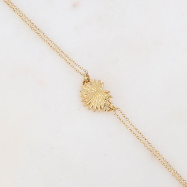 Bracelet  Anankée feuille dorée Hersée Hersée Paris 9