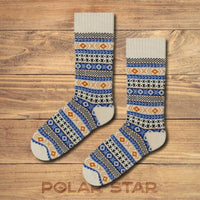 Chaussettes nordiques chaudes en coton - Polar Star