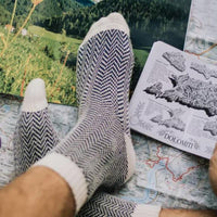 Chaussettes nordiques chaudes en coton - Polar Star
