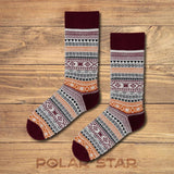 Chaussettes nordiques chaudes en coton - Polar Star