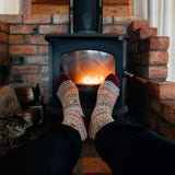Chaussettes nordiques chaudes en coton - Polar Star