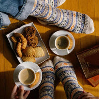 Chaussettes nordiques chaudes en coton - Polar Star