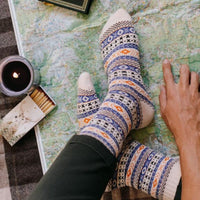 Chaussettes nordiques chaudes en coton - Polar Star