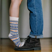 Chaussettes nordiques chaudes en coton - Polar Star
