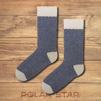 Chaussettes nordiques chaudes en coton - Polar Star