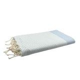 Fouta Serviette de Plage Nid d'Abeille coton recyclé 100x200cm - By Foutas By Foutas Hersée Paris 9