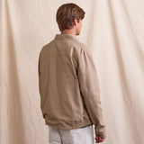 Blouson Dourdan en canvas de coton doublé taupe - Faguo Faguo Hersée Paris 9