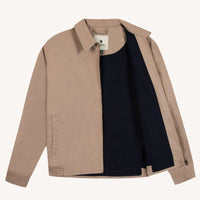 Blouson Dourdan en canvas de coton doublé taupe - Faguo Faguo Hersée Paris 9