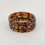 Bracelet Jonc corne naturelle Léopard Hersée Hersée Paris 9