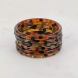 Bracelet Jonc corne naturelle Léopard Hersée Hersée Paris 9