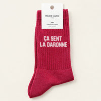Chaussettes femme à message pailletées - Félicie Aussi Félicie Aussi Hersée Paris 9