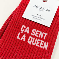 Chaussettes femme à message pailletées - Félicie Aussi Félicie Aussi Hersée Paris 9