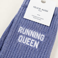 Chaussettes femme à message pailletées - Félicie Aussi Félicie Aussi Hersée Paris 9