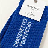 Chaussettes femme à message pailletées - Félicie Aussi Félicie Aussi Hersée Paris 9