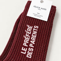 Chaussettes femme à message pailletées - Félicie Aussi Félicie Aussi Hersée Paris 9