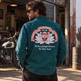 Chemise Sacred Chest Racing Green en coton brodé - Deus Ex Machina Deus Ex Machina Hersée Paris 9