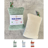 Éponge lavable réutilisable double face coton bio - Anotherway Anotherway Hersée Paris 9