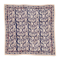 Foulard carré 100×100 grand format en coton imprimé - Bonheur du Jour Paris Bonheur du Jour Paris Hersée Paris 9
