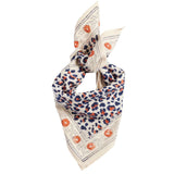 Foulard carré 60×60 bandana en coton imprimé - Bonheur du Jour Paris Bonheur du Jour Paris Hersée Paris 9
