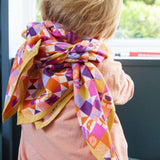 Foulard carré 60×60 bandana en coton imprimé - Bonheur du Jour Paris Bonheur du Jour Paris Hersée Paris 9