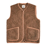 Gilet en laine bouclée Pepitco - veste sans manches unisexe - Coldbreaker Coldbreaker Hersée Paris 9