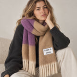 Maxi-écharpe ultra-douce en fibres recyclées - Verb To Do Verb To Do Hersée Paris 9