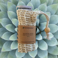 Pochon sauve-savon en sisal & coton bio exfoliant & zéro déchet - Ocean Respect Oceanrespect Hersée Paris 9