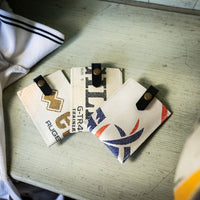Porte-cartes rugby upcyclé en ballon - La Vie est Belt La vie est belt Hersée Paris 9