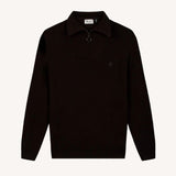 Pull camionneur Ardenne homme col zippé laine côte perlée - Faguo Faguo Hersée Paris 9