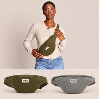 Sac banane Olivia effet lainé - Hindbag Hindbag Hersée Paris 9