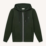 Sweat à capuche zippé Mesnil coton recyclé - Faguo Faguo Hersée Paris 9