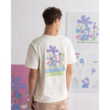 T-shirt Lugny imprimé Blooming jersey coton - Faguo Faguo Hersée Paris 9