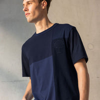 T-shirt Lugny Up upcyclé patchwork coton - Faguo Faguo Hersée Paris 9
