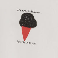 T-shirt Natural Icecream coton bio imprimé - Paul McNeil - Bask in the Sun Bask in the Sun Hersée Paris 9