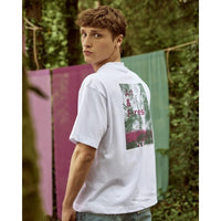 T-shirt Yellowstone oversize blanc imprimé Forest en coton recyclé - Faguo Faguo Hersée Paris 9