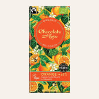 Tablette Chocolat Noir 65% Orange Bio Vegan 80 g - Chocolate & Love Chocolate & Love Hersée Paris 9