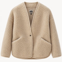 Veste en laine bouclée Folka Jacket Ultralight - Coldbreaker Coldbreaker & Sheep by the Sea Hersée Paris 9