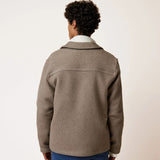 Veste Lorge laine mélangée boutonnée - Faguo Faguo Hersée Paris 9