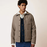 Veste Lorge laine mélangée boutonnée - Faguo Faguo Hersée Paris 9